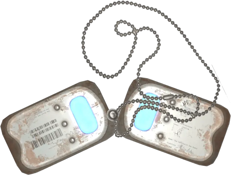  Dog Tags Fallout 4 The Vault Fallout Wiki Everything Fallout Dog Tag Png Dog Tags Png