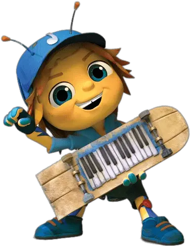  Beat Bugs Jays Skateboard Keyboard Beat Bugs Clipart Png Bugs Png