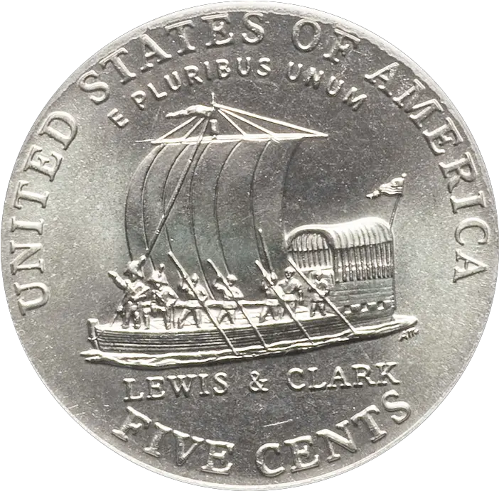  2004 D Keel Boat Jefferson Nickel Value Coin Helpu Coin Png Nickel Png