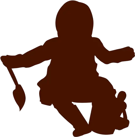  Transparent Png Svg Vector File Transparent Kids Sitting Silhouette Baby Toys Png