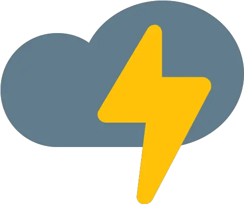  Weather Forecast Lightning Cloud Storm Free Icon Of Clip Art Png Thunder Cloud Png