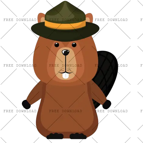  Beaver Png Image With Transparent Background Photo 392 Cartoon Fedora Transparent