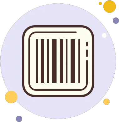  Barcode Icon In Circle Bubbles Style Language Png Pink Book Icon Tiny