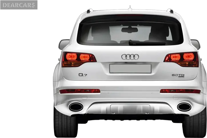  Vhv Audi Q7 V12 Tdi Quattro Png Back Of Car Png