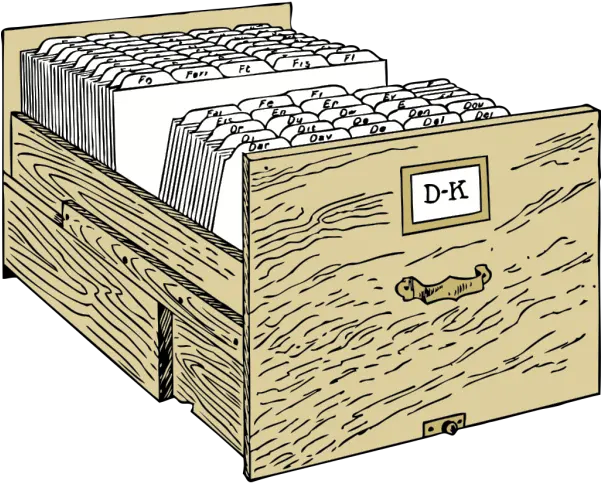  File Cabinet Drawe Png Svg Clip Art For Web Download Clip 3 Kinds Of Card Catalog File Cabinet Icon