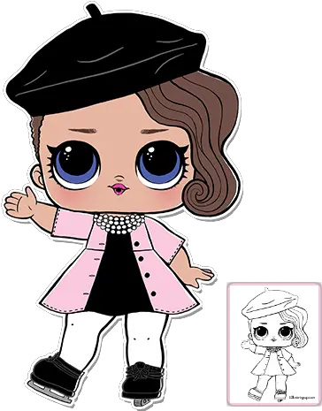  Lol Surprise Doll Coloring Pages Lol Surprise Posh Png Lol Png