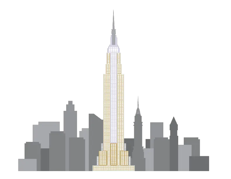  Empire State Building Transparent Png New York Empire State Building Drawing Building Transparent Background