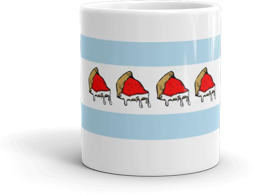  Chicago Flag Mug Forza Pizza Png