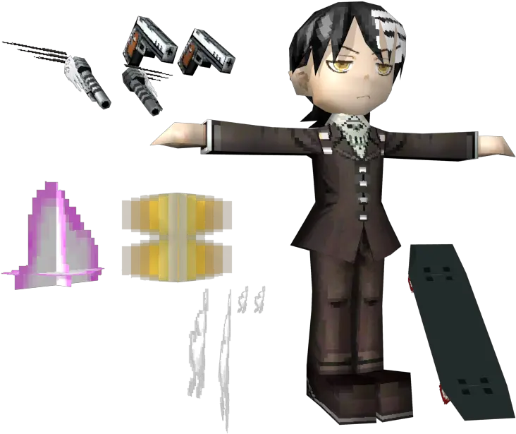  Ds Dsi Soul Eater Medusa No Inbou Death The Kid The Soul Eater Ds Models Png Medusa Png