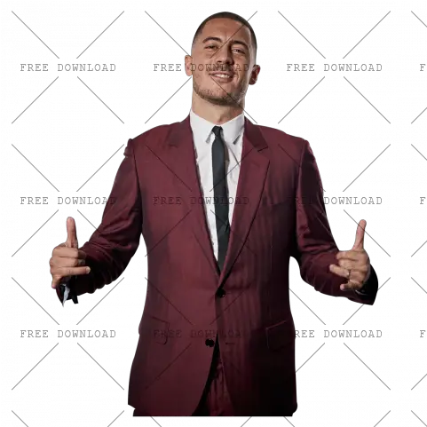  Eden Hazard Hl Png Image With Gentleman Suit Transparent Background