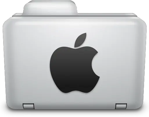  Noir Apple Folder Icon Smart Device Png Mac Application Folder Icon