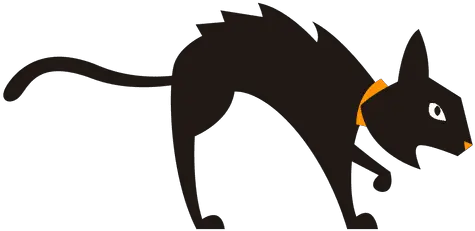  Black Cat Silhouette Transparent Png U0026 Svg Vector File Silueta Gato Negro Png Cat Silhouette Transparent