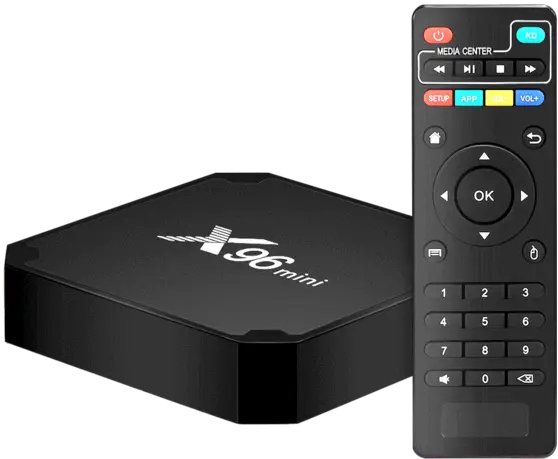  Android Box For Tv X96 Mini Android Box Remote Png Tv Box Png