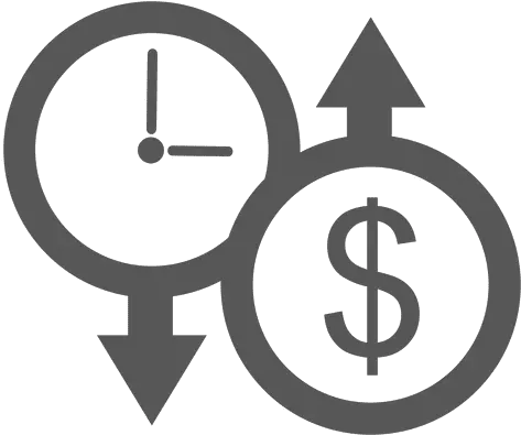  Down Clock Up Dollar Icon Transparent Png U0026 Svg Vector File Euro Dollar Icon Png