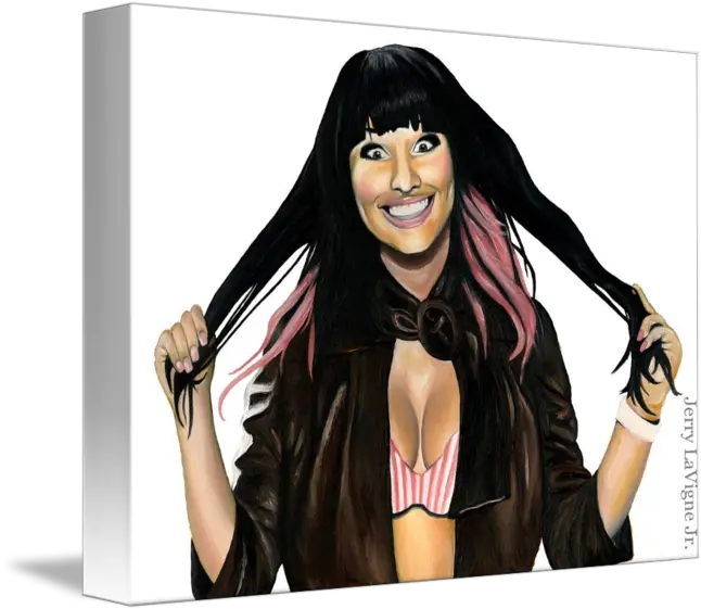  Nicki Minaj By Jerry La Vigne Jr Nicki Minaj 5 Star Chick Png Nicki Minaj Png