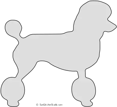  Dog Patterns Stencils And Silhouettes Free Jpg Png Svg Free Scroll Saw Patterns Of Pottdles Poodle Png