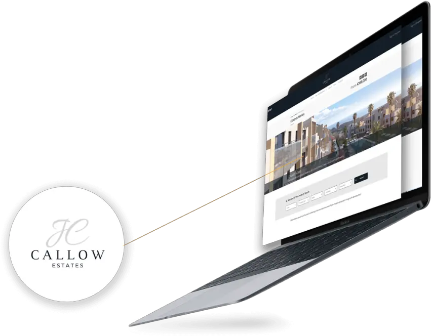  Callow Estates Lcd Display Png Real Estate Logo Design