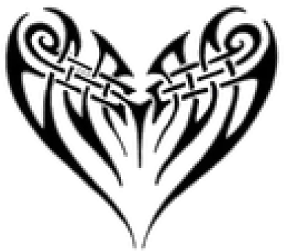  Heart Tattoos Png Transparent Images Transparent Hawaiian Tribal Tribal Border Png Heart Tattoo Png