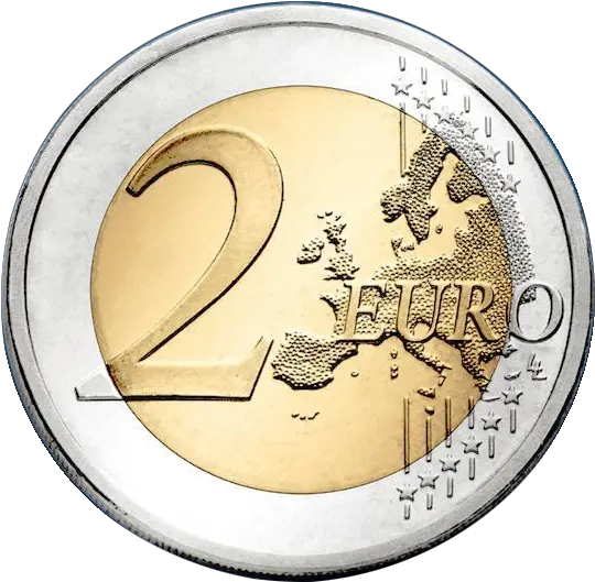  Moneta Da 2 Euro Png Image With No 2 Euro No Background Euro Png