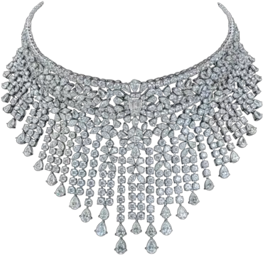  Bridal Beautiful Diamond Necklace Kotawala New Delhi Id Bridal Diamond Necklace Png Diamond Chain Png