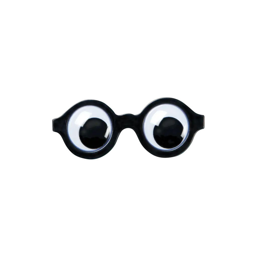  Googly Eye Bag Clip Hutchla Png Googaly Eyes With Glasses Png Googly Eyes Transparent Background