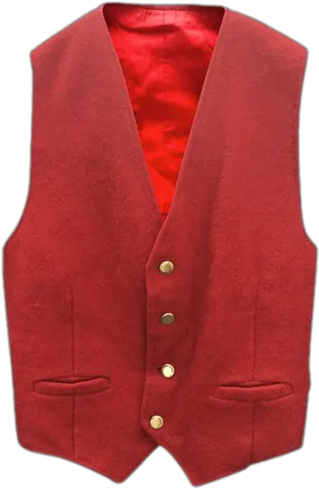  Red Waistcoat Transparent Png Red Waistcoat Vest Png