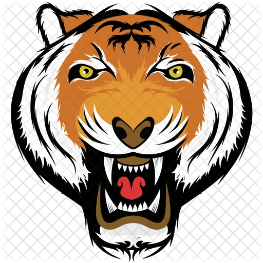  Tiger Face Icon Cartoon Png Tiger Face Png