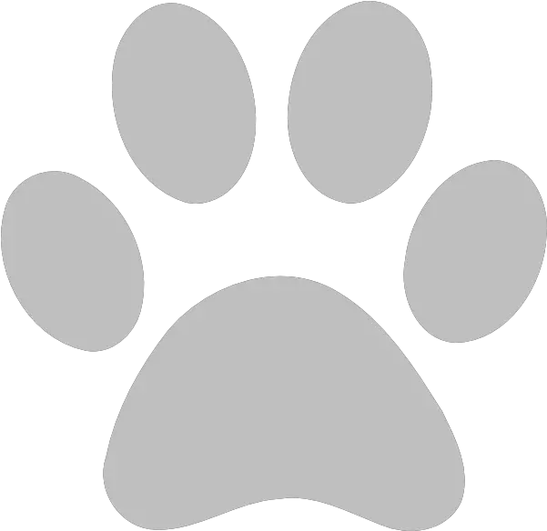  Paw Print Outline Grey Paw Print Clip Art Png Paw Print Png