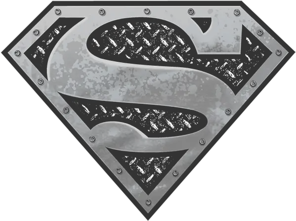  Superman Super Metallic Shield Menu0027s Tshirt Athletic Fit Superman Super Metallic Shield Png Superman Logo Black And White