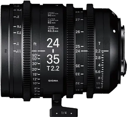  Cine Lenses Sigma Cine Lens 18 35 Png Camera Lens Png