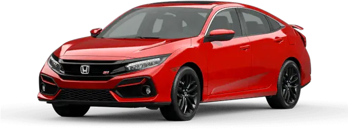  2020 Honda Civic Si Sedan Car With White Background Png Honda Civic Png