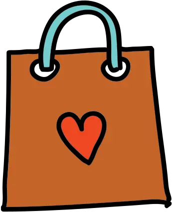  Shopping Bag Icon In Doodle Style Png Gift