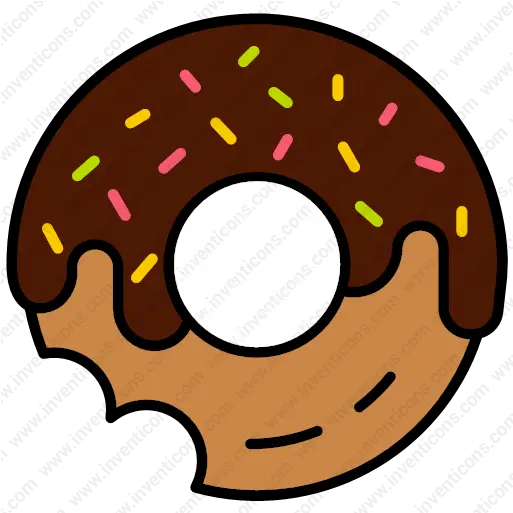  Download Donut Vector Icon Inventicons Png