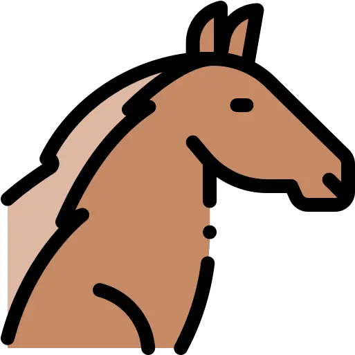  Horse Free Animals Icons Dot Png Horse Head Icon