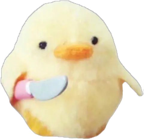  Duck Knife Png Chicken With Knife Meme Knife Transparent