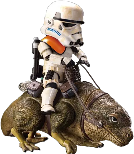  Dewback And Sandtrooper Action Figure Beast Kingdom Sand Trooper Png Marvel Icon Dark Beast