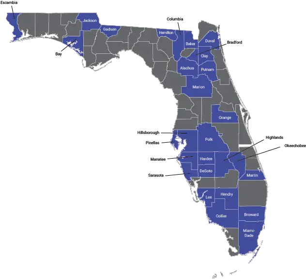  Florida Home Visiting Sites Map Florida Map Vector Png Florida Map Png