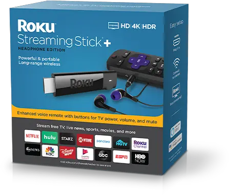  Roku Streaming Stick Headphone Edition Powerful And Png Logos