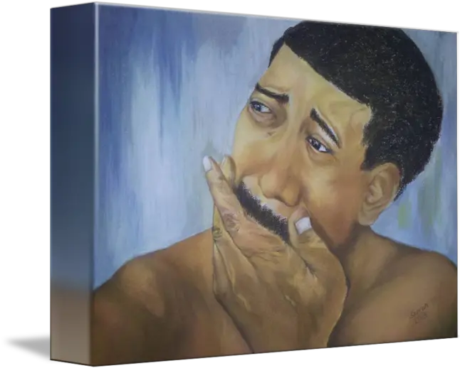  Crying Man By Serran Dalmak Painting Png Crying Man Png