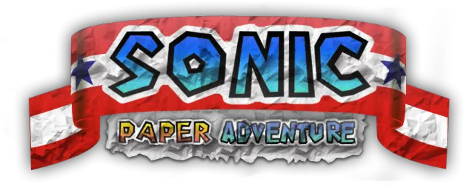  Sonic Paper Adventure Logo Sonic Adventure Png Adventure Logo