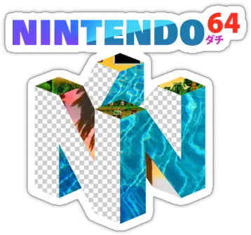  The Magic Of Internet Nintendo 64 Logo Png Vapor Wave Png