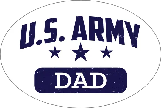  Us Army Dad Oval Sticker Carmel Mountain National Park Png Us Army Logo Transparent