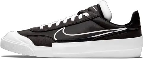  Nike Drop Type Swoosh U0027blackwhiteu0027 Nike Nike Drop Type Hbr Png White Swoosh Png