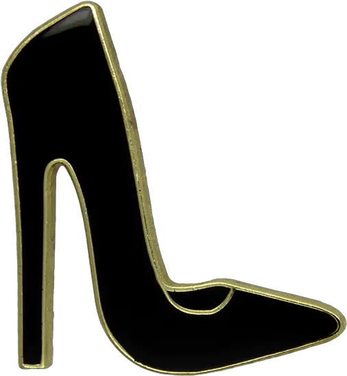  High Heels Pin Black Godertme Round Toe Png Heel Png