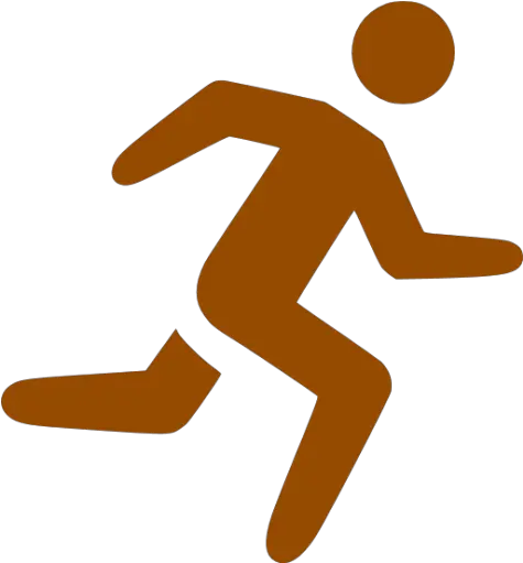  Brown Running Icon Running Icon Png Black No Running Icon