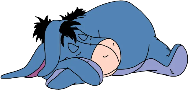  Eeyore Transparent Images Png Winnie The Pooh Sleeping Eeyore Transparent