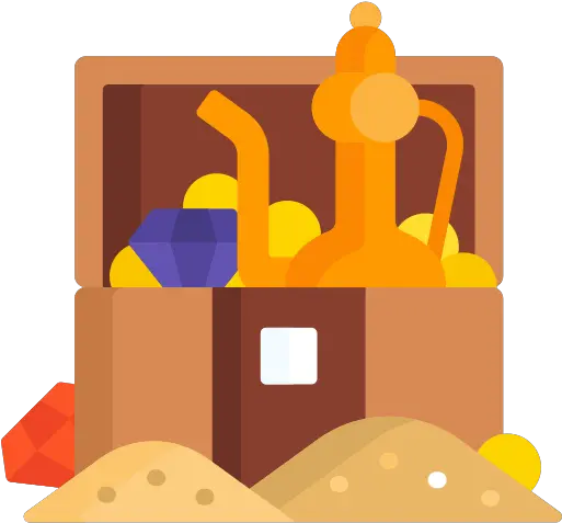  047 Treasure Chest Png Press Png Transparent Image Illustration Sand Castle Icon