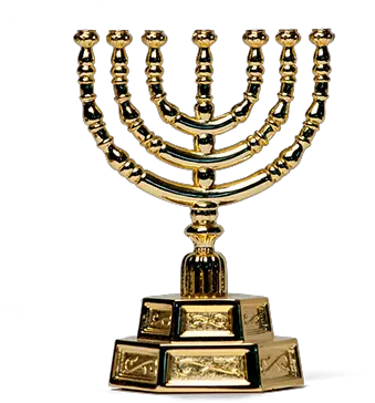  Menorah Gold Lampstand Png Menorah Png