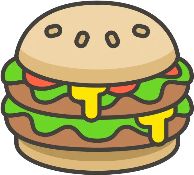  Hamburger Emoji Icon Png Transparent Freepngdesigncom Hamburger Food Icon Sandwich Icon