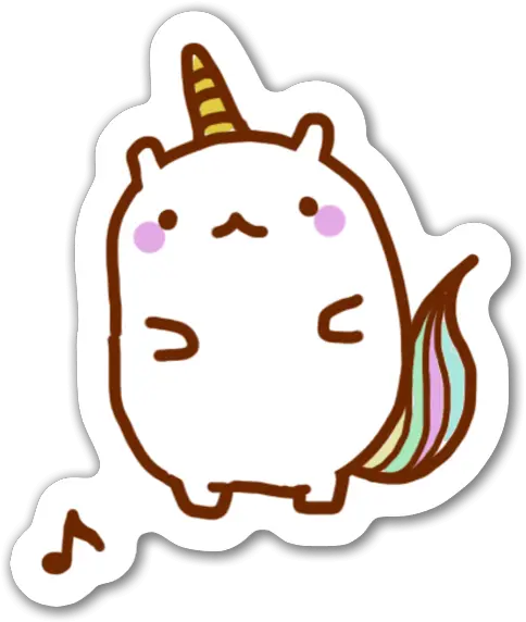  Cute Magical Unicorn Stickerapp Illustration Png Cute Unicorn Png